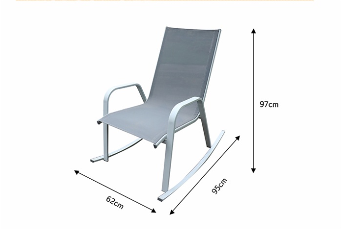 Steel Outdoor Rocking Chair 1006