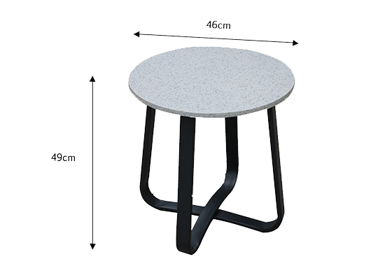 Aluminum Outdoor Side Table T0015