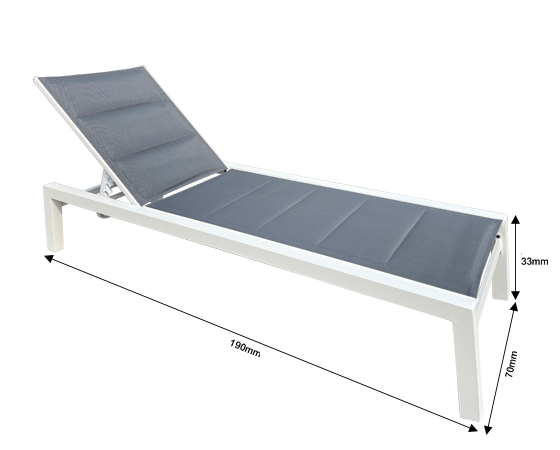 Aluminum Outdoor Chaise Lounge AB1007