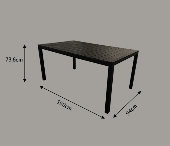 Aluminum Outdoor Dining Set 7PCS 1013A