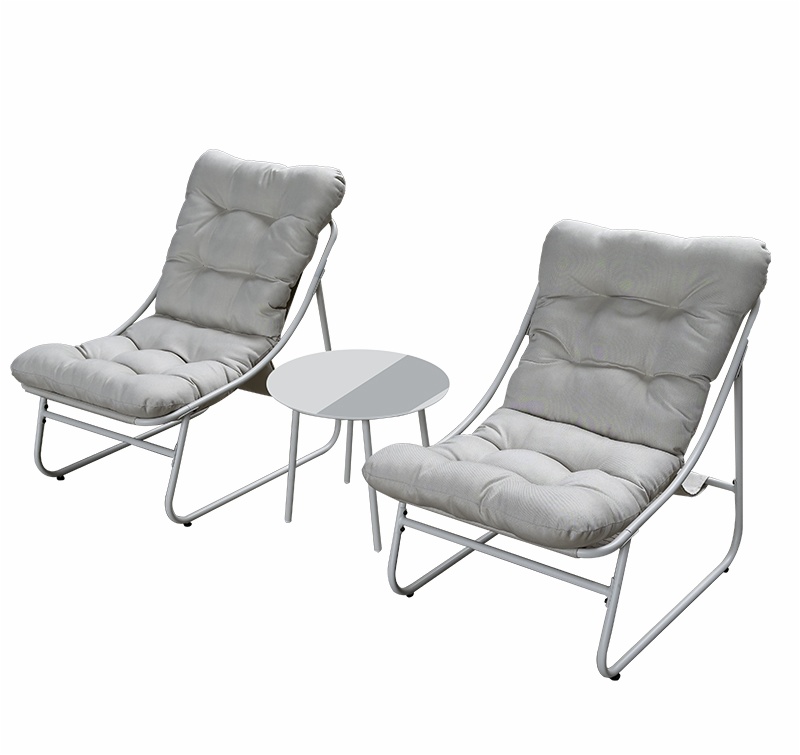 3 PC Steel Bistro Set with Cushions SF2602