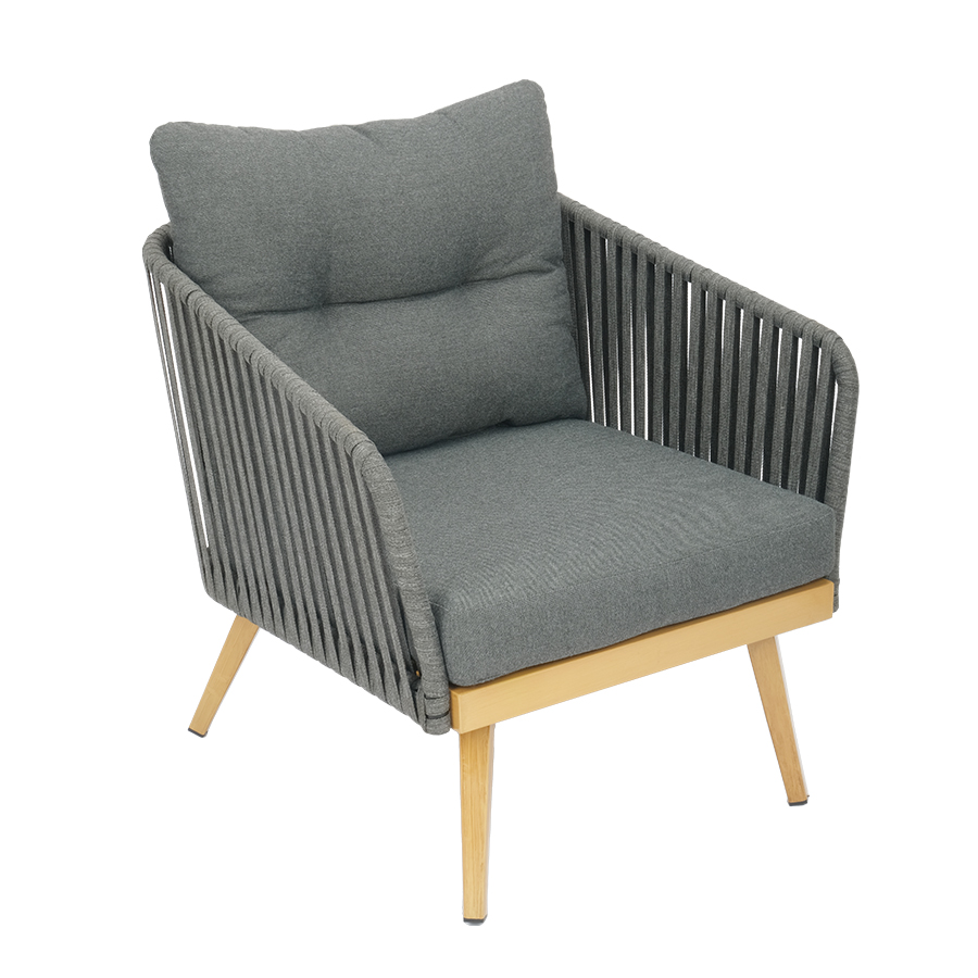 Terni 4 Piece Sofa Seating Group Conversation Set with Cushions AF4208
