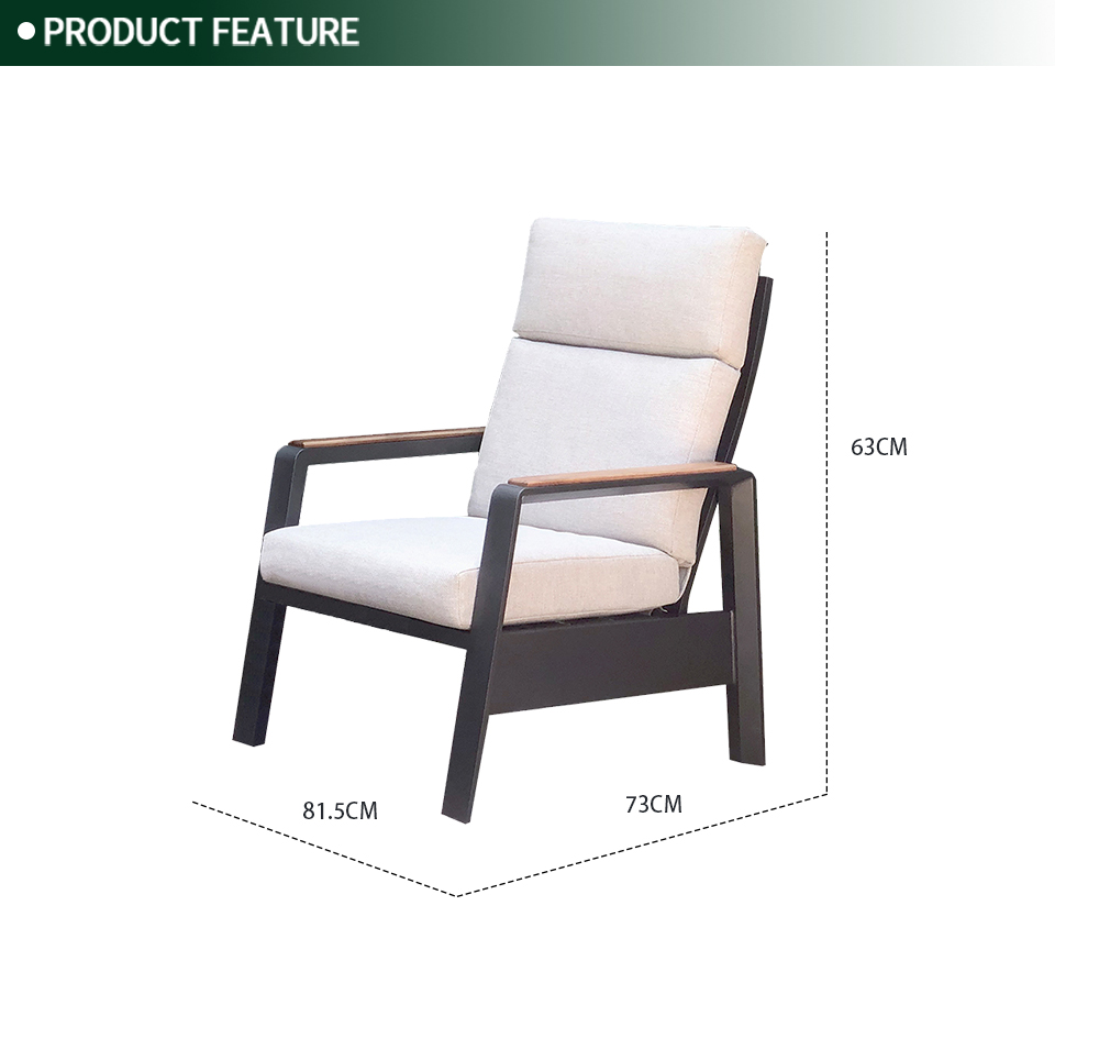 Aluminum Outdoor Kd Sofa Set 3105