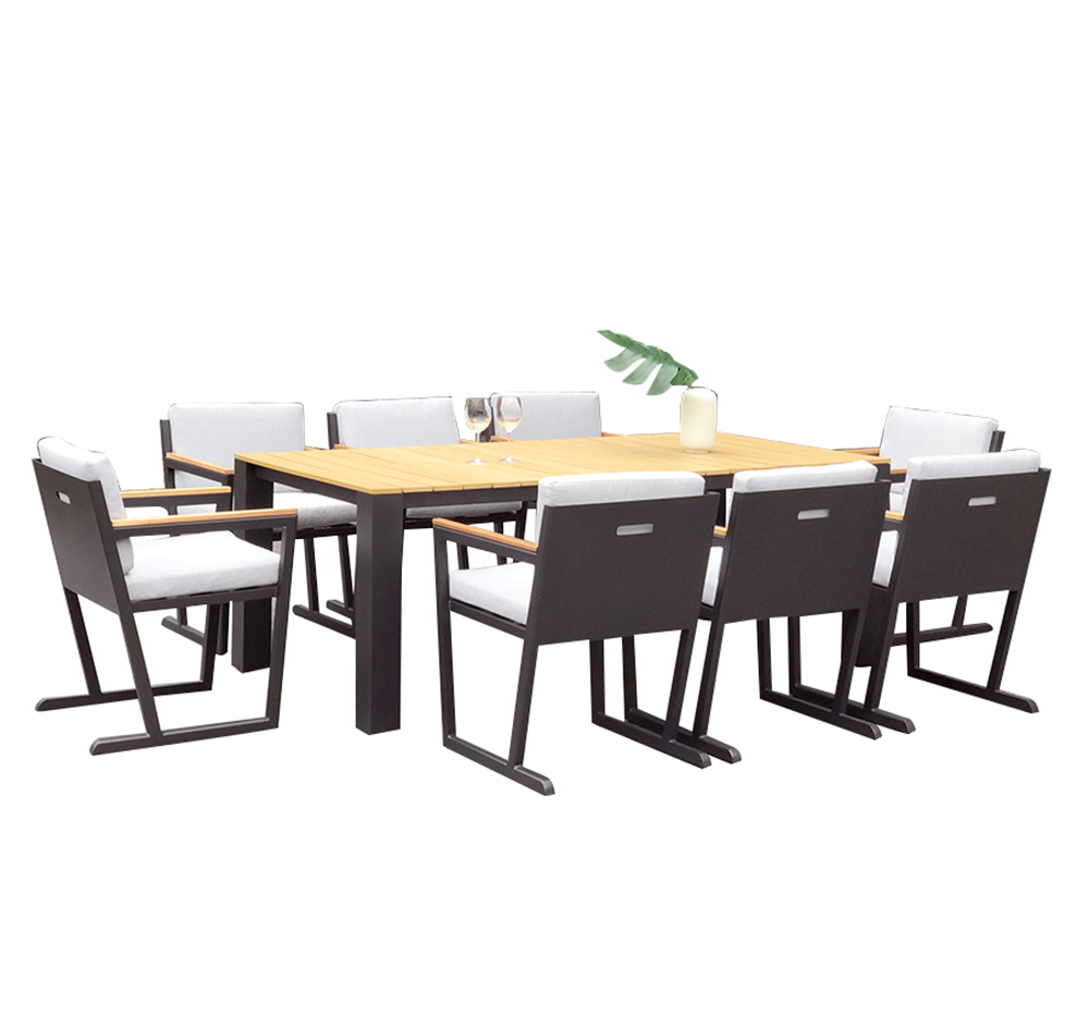 Aluminum Outdoor Dining Set 9PCS 3102