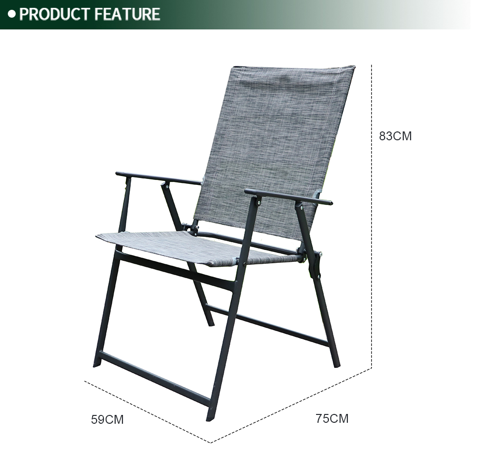 Steel Folding Outdoor Dining Set 1011