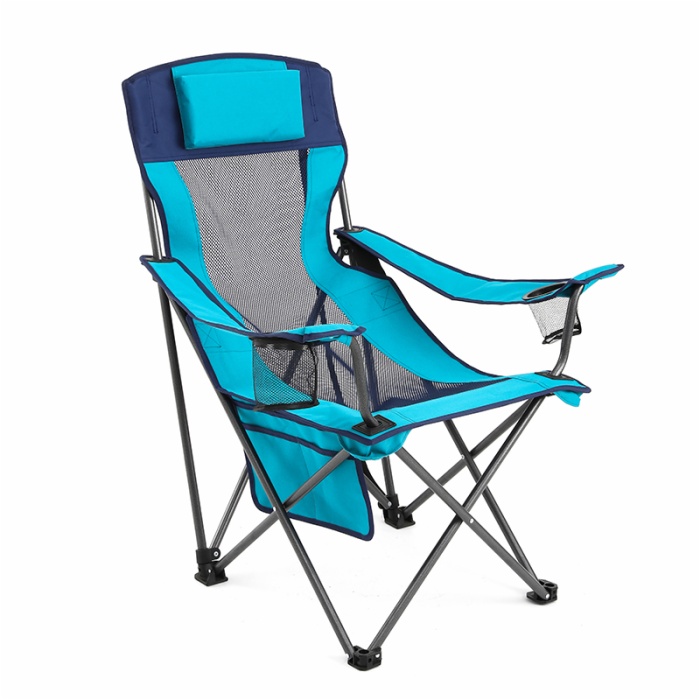 Ultralight Outdoor Portable Camping Metal Chair for Fishing with Cup Holder