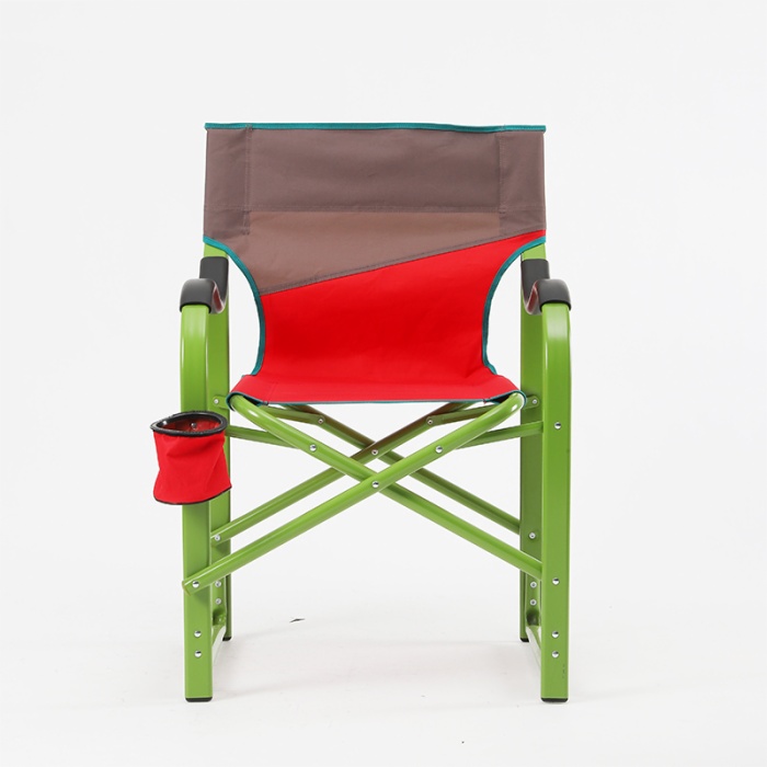 Directors Portable Heavy Duty Folding Outdoor Foldable Metal Camping Chair