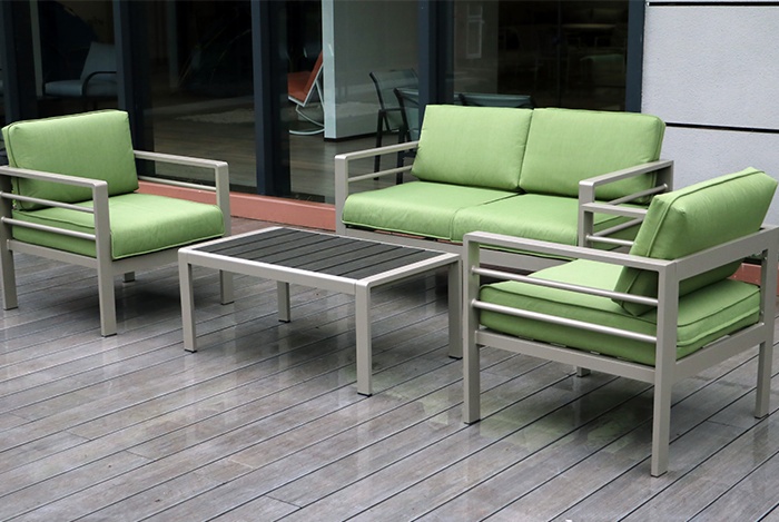 Steel Outdoor KD Sofa Set 2004