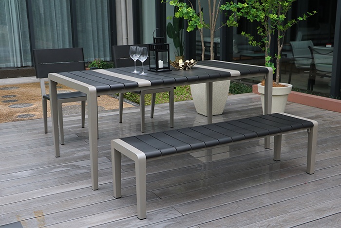 Aluminum Outdoor Dining Set (2027A & 2027B Optional)