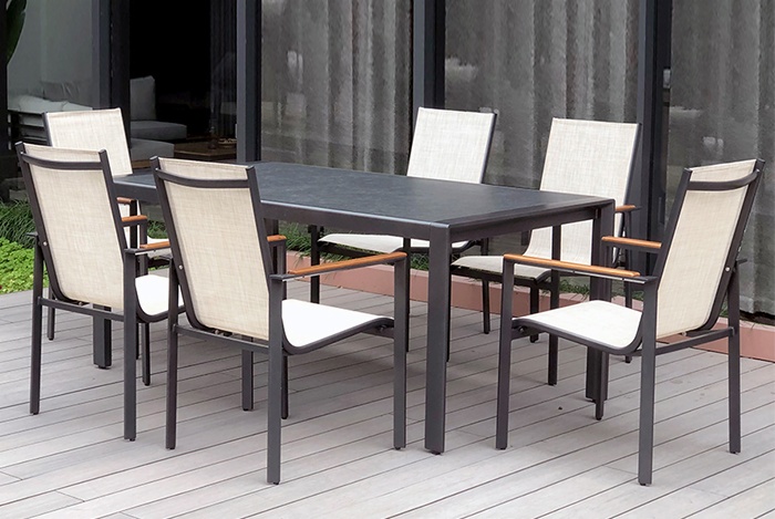Aluminum Outdoor Dining Set 7PCS Set