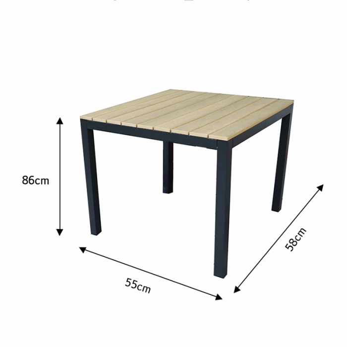 Steel Outdoor Dining Set 5PCS 1003