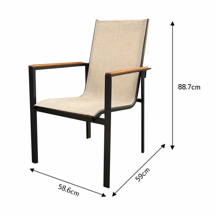 Aluminum Outdoor Dining Set 7PCS Set