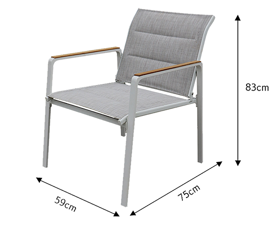 Kd Texitlene Padded Outdoor Sofa Set 1009