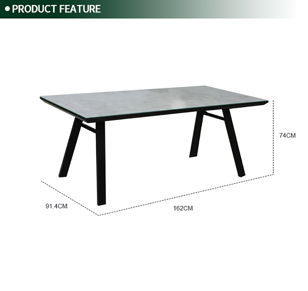 Aluminum Outdoor Dining Set 7PCS 4003