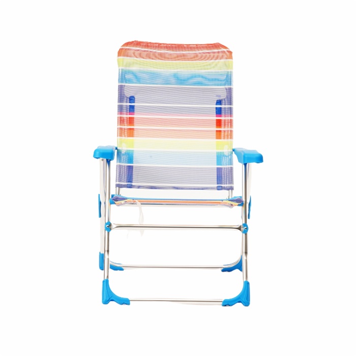 5 Position Adjustable Reclining High Back Aluminum Lightweight Outdoor Folding Camping Beach Chair for Picnic
