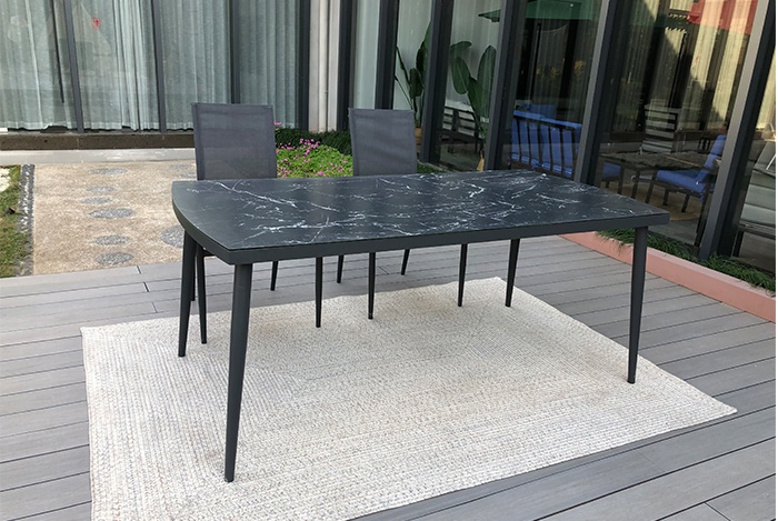 Aluminum Outdoor Dining Set 0075 7PCS