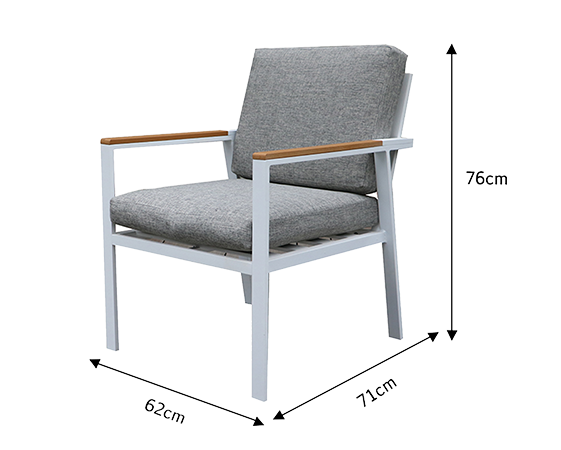 Steel Outdoor KD Sofa Set 2003