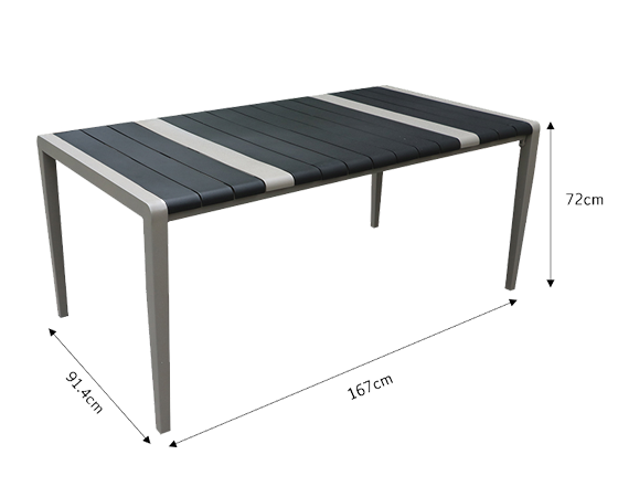 Aluminum Outdoor Dining Set (2027A & 2027B Optional)