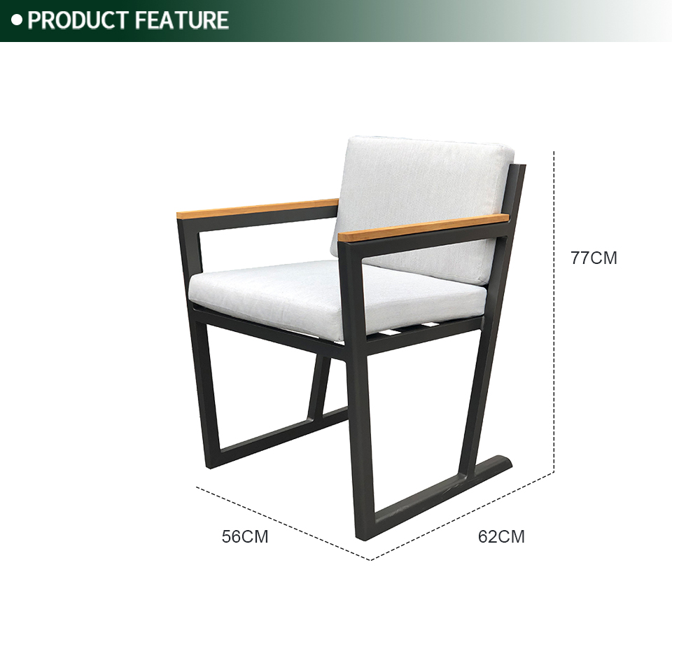 Aluminum Outdoor Dining Set 9PCS 3102