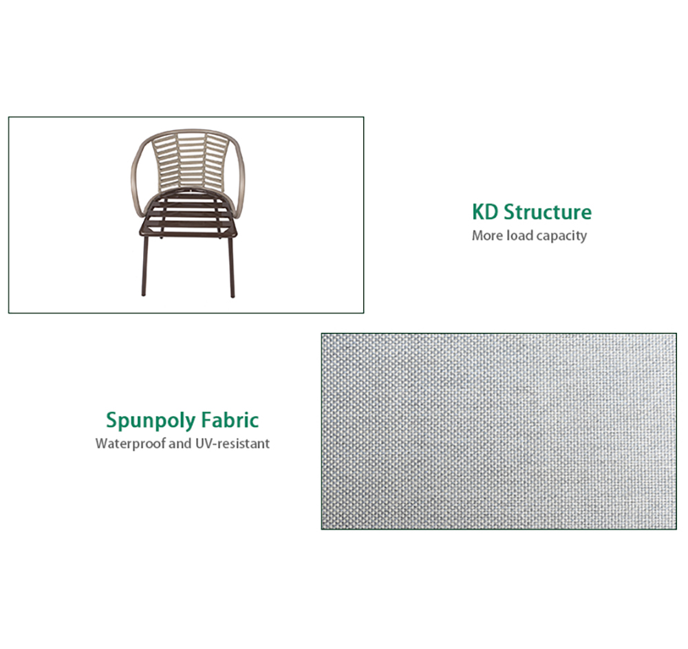 Aluminum Outdoor Dining Set 7PCS 4003