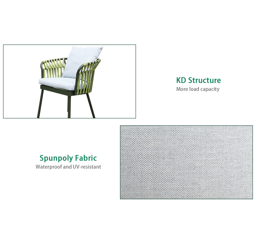 Aluminum Outdoor Dining Set 4002