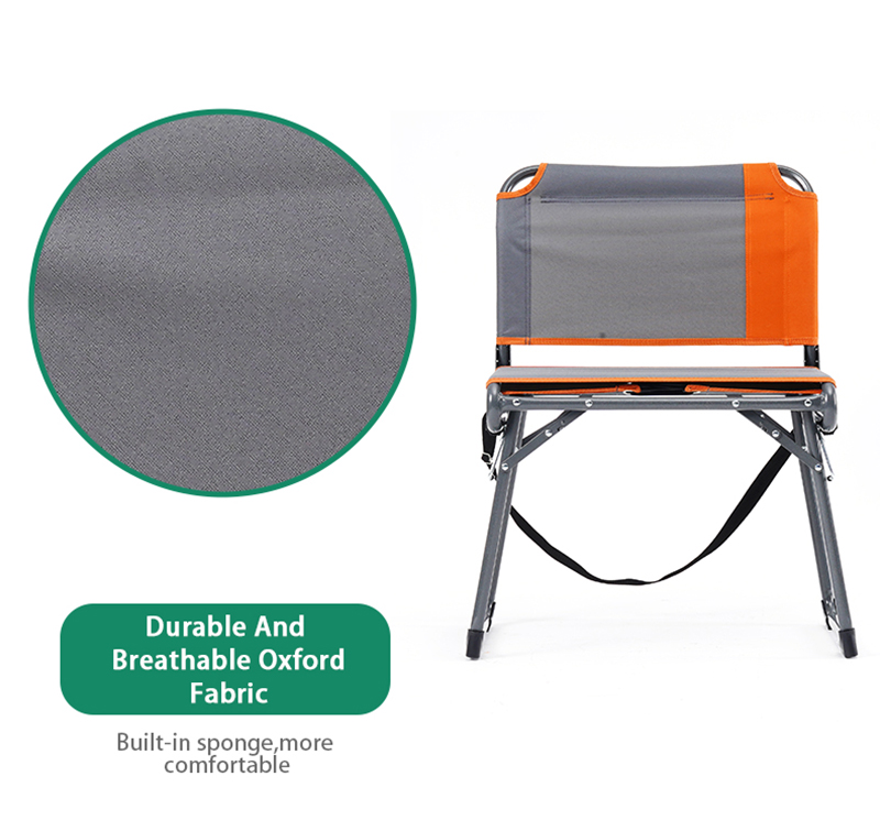 Big Comfortable Wide Stadium Bleacher Seat with Foldable Feet and Back