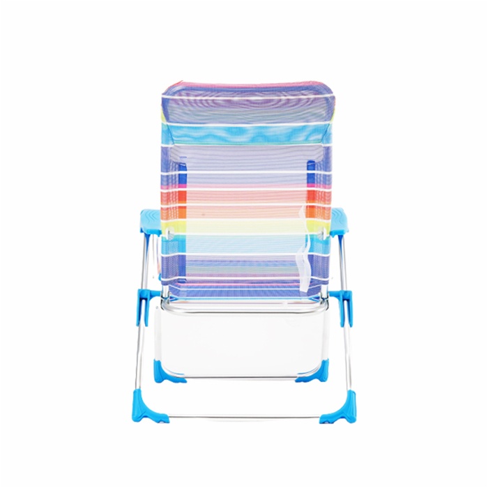 5 Position Adjustable Reclining High Back Aluminum Lightweight Outdoor Folding Camping Beach Chair for Picnic