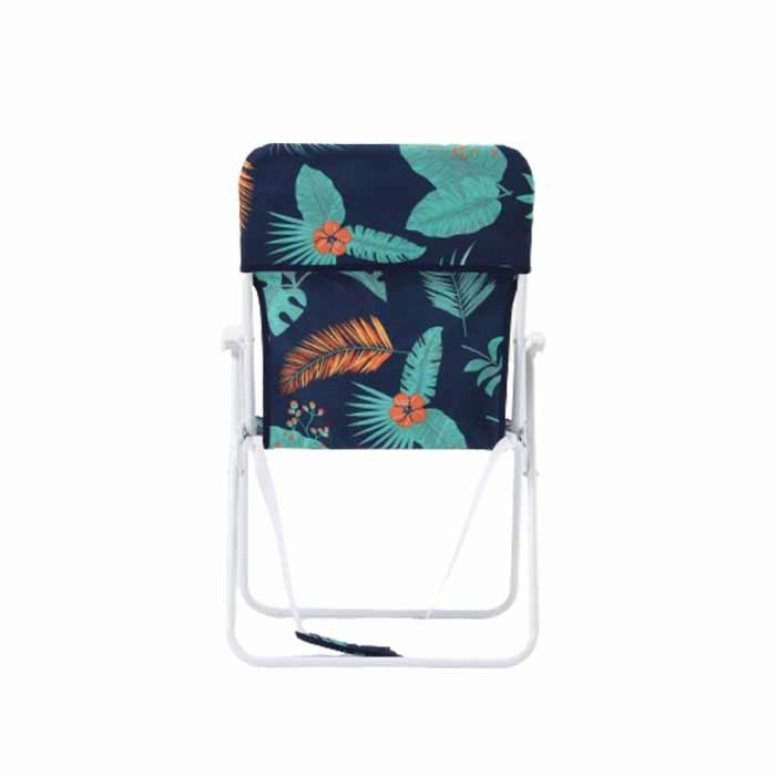 Outdoor Strong Steel High Seat Portable Adjustable Lightweight Folding Beach Chair