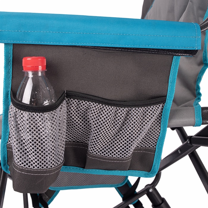 Outdoor Portable Folding Rocker Suspension Shock Absorber Beach Fishing Camping Chair