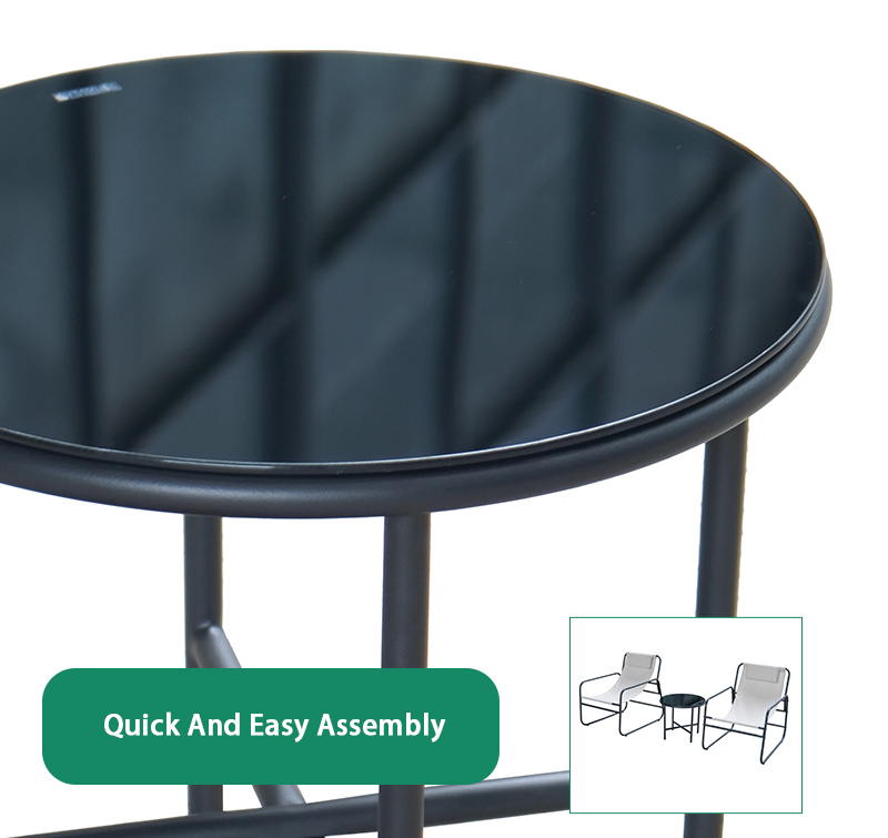 3-Piece Steel Outdoor Bistro Set SF2601
