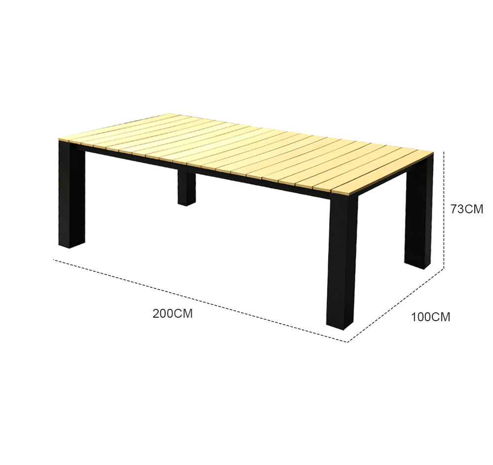 Aluminum Outdoor Dining Set 9PCS 3102