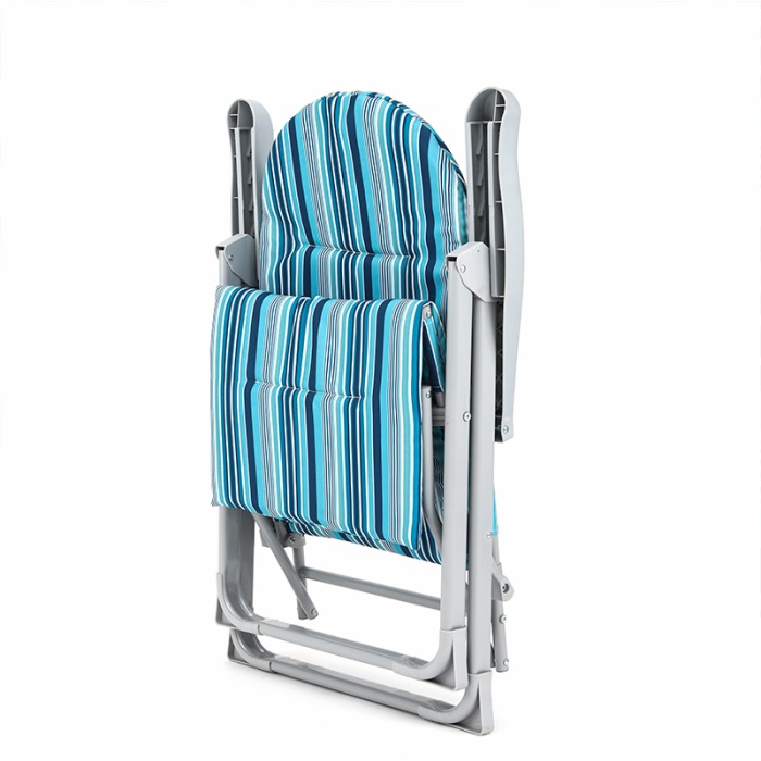 Outdoor 5 Position Padded Good Quality Double Layers Portable Folding Camping Chair