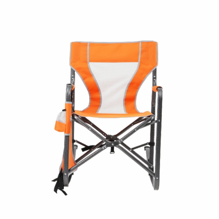 Deluxe Comfortable Portable Folding Rocking Director Camping Chair with Shouder Strap