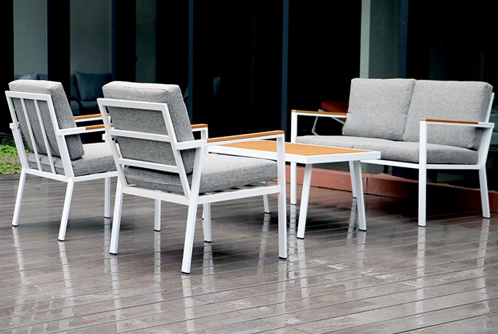 Steel Outdoor KD Sofa Set 2003