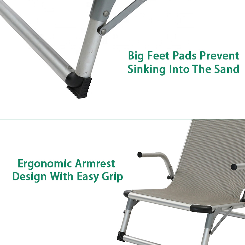 Camping Chair | Lightweight Utopia Breeze Beach Chair | Outdoor Chair with Low Profile