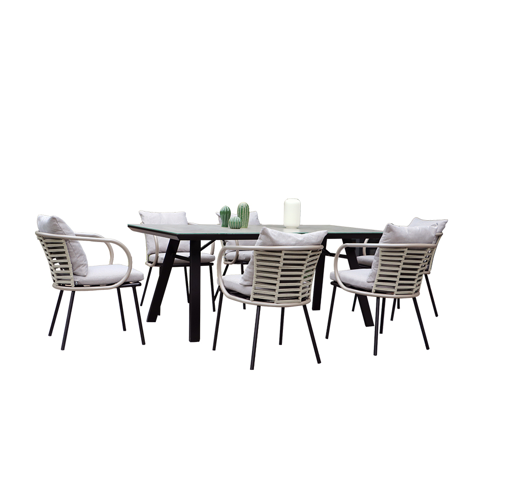 Aluminum Outdoor Dining Set 7PCS 4003