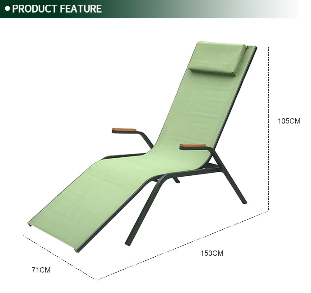 Aluminum Outdoor Chaise Lounge Set AF1100