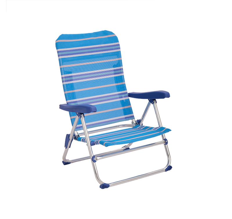 Lightweight Aluminum Beach Chair with Textilene Fabric
