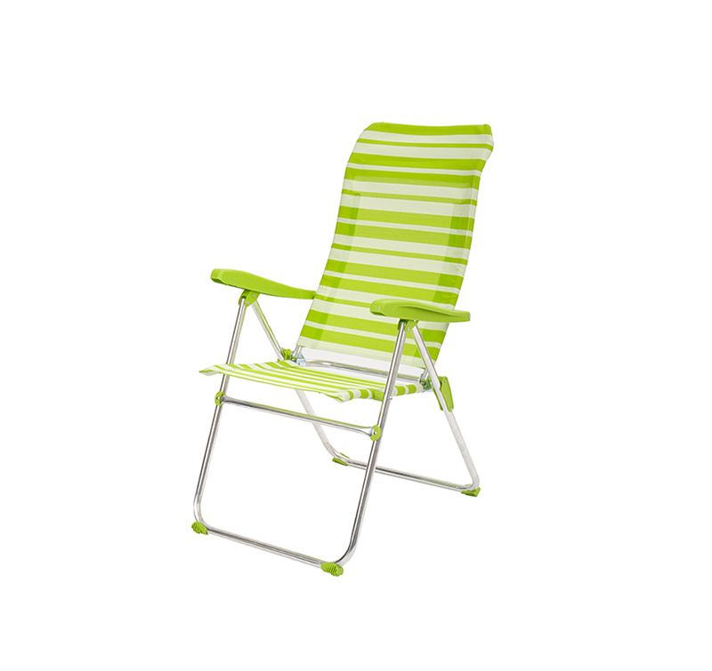 Sturdy Folding Beach Chair with High Backrest – 100kg Capacity