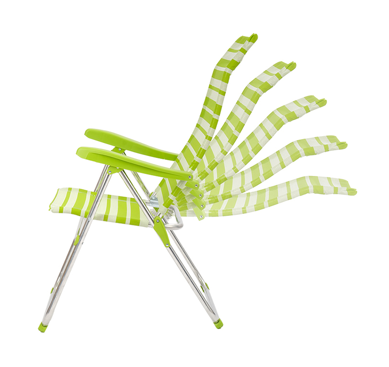 Sturdy Folding Beach Chair with High Backrest – 100kg Capacity