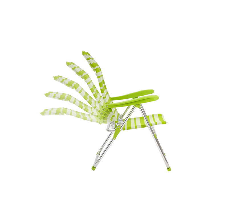 Compact Aluminum Beach Chair with Textilene – Easy Fold & Carry