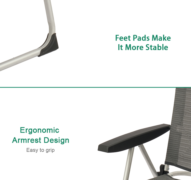 5-Position RV Chair with High Back and Removable Headrest