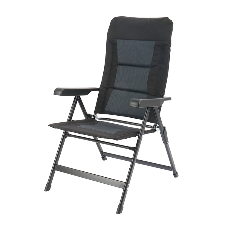 Folding RV Caravan Chair with 3D Air Mesh Fabric and 7 Reclining Positions