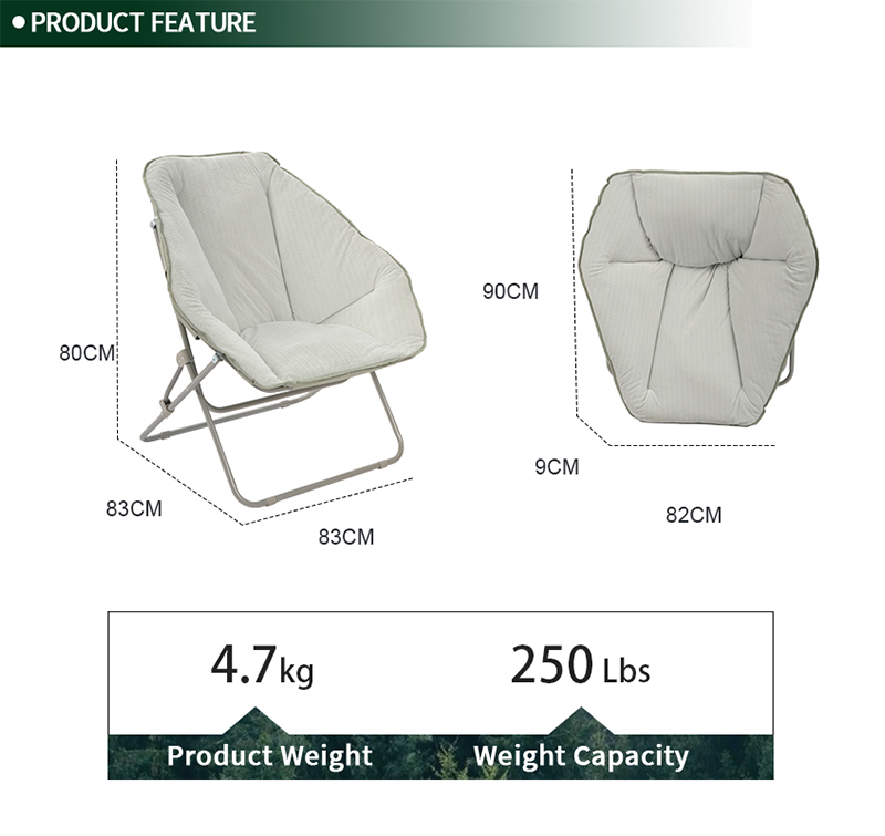 Luxury Velvet Diamond Chair with Padded Cushion – Foldable