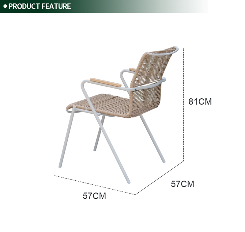 Complete 5-Piece Outdoor Dining Set with PE Rattan Tabletop and Sturdy Steel Frame