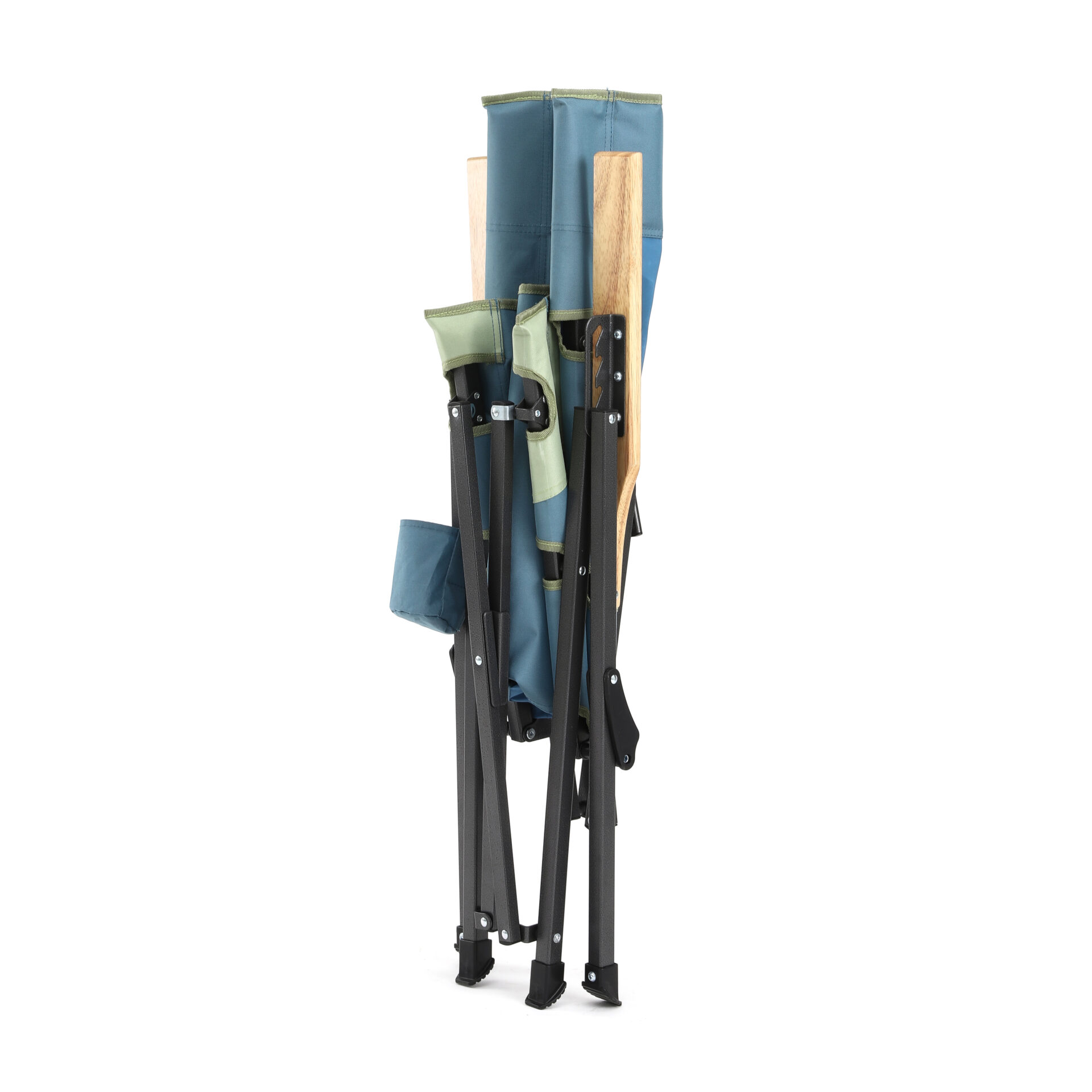 Oversize Portable Steel Tube High Back Camping Folding Chair
