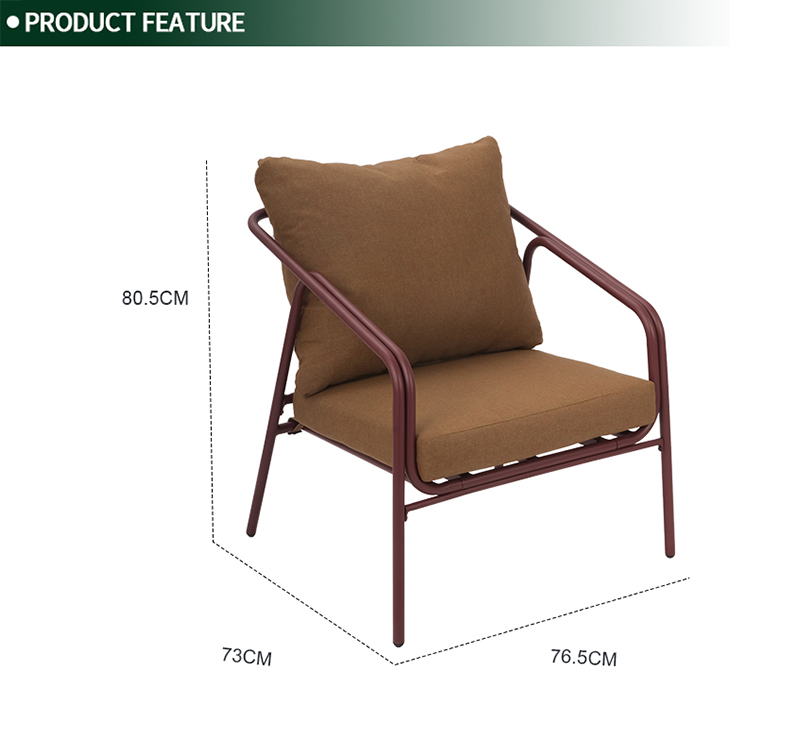 Complete 4-Piece Patio Set AF2511 with Loveseat, Tempered Glass Table & Polypropylene Fabric
