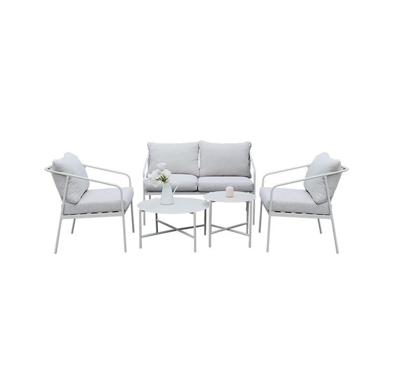 5-Piece Outdoor Sofa Set Living Room Set with Durable Olefin Fabric
