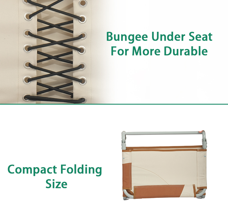 Bungee Stadium Seat Folding Stadium Chairs with Bleacher Hook