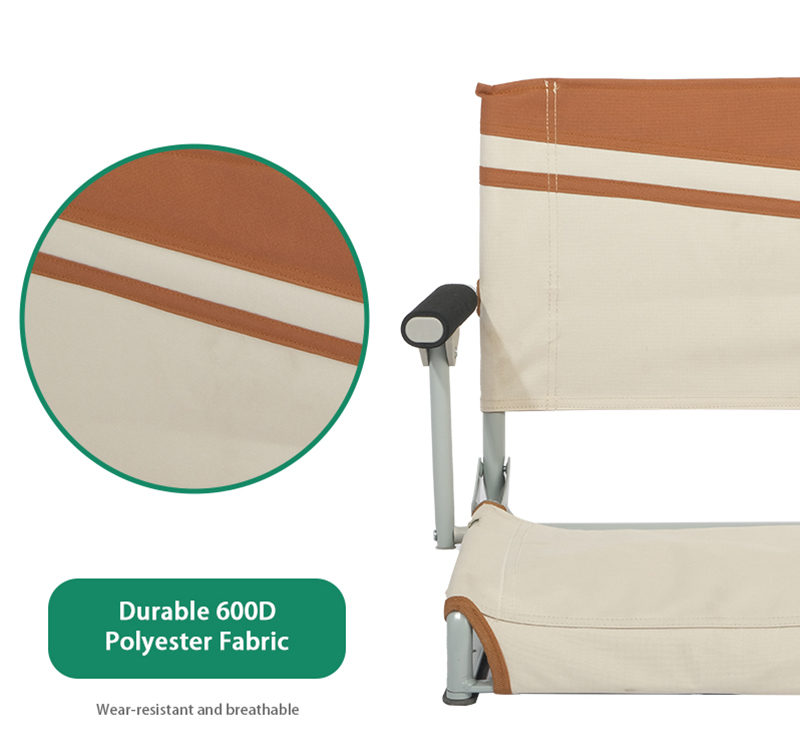 Hard Arm Stadium Seat – Padded Comfort and Durable All-Weather Design